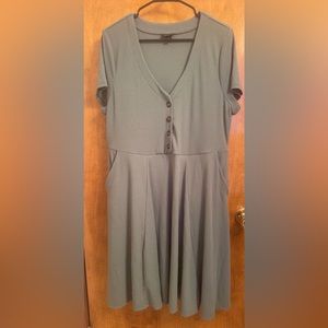 Olive green Torrid dress size 1